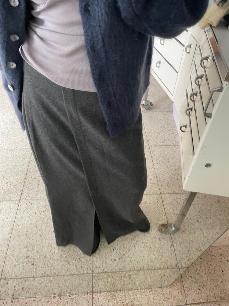 피핀샵 ppinshop 울 슬릿 스커트 (3col)