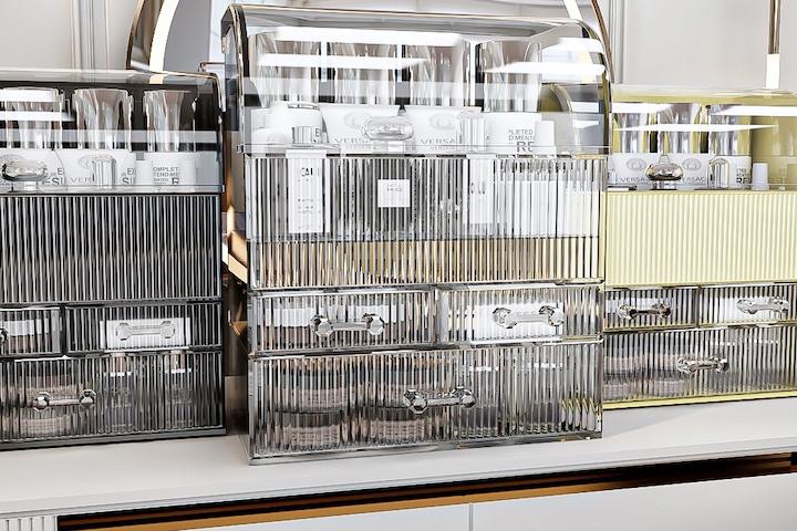 스몰력셔리 대형 아크릴 화장품정리함 립스틱 향수 모두보관 3colors