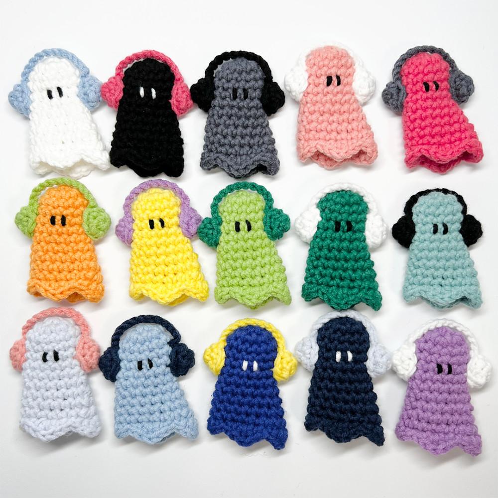 헤드셋유령키링 s (기본ver) 인형키링 뜨개키링 (커스텀)