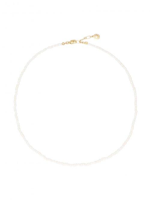 White Bead Necklace