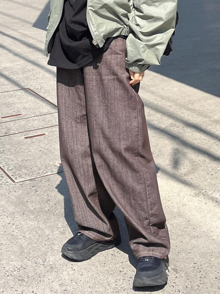 소프트 로우 생지 데님팬츠 3color