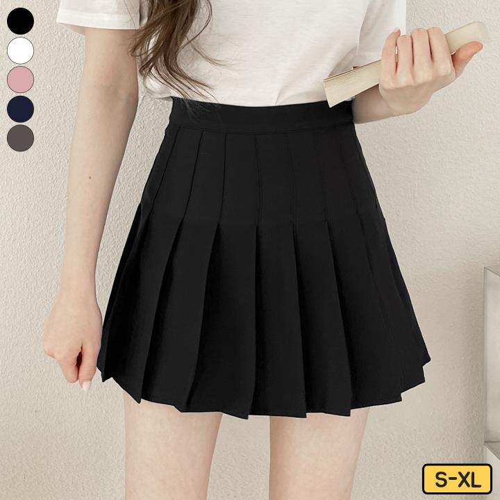 [라스트찬스]가비진 여성용 A라인 테니스 플리츠 미니 스커트 안감 속바지 내장으로 편안한 활동성까지 5color