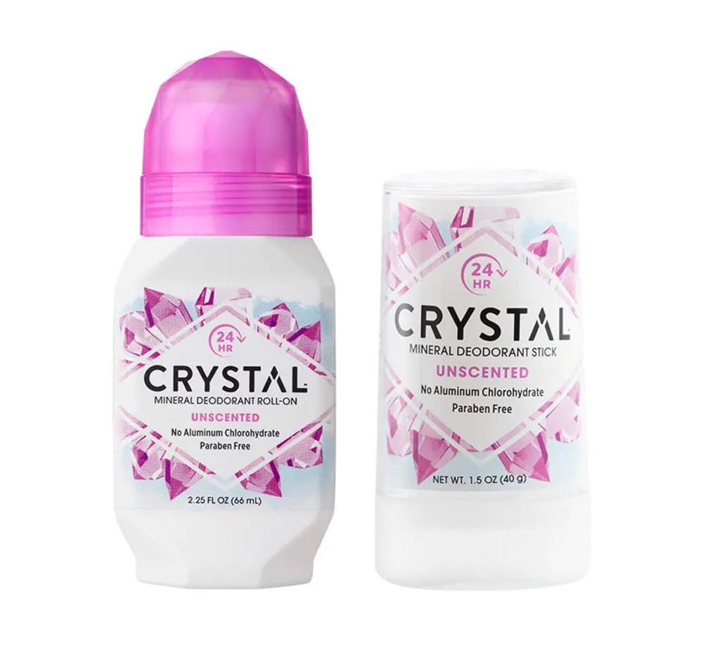 올리브영 데오드란트 크리스탈 롤온 66ml+트래블 스틱 40g