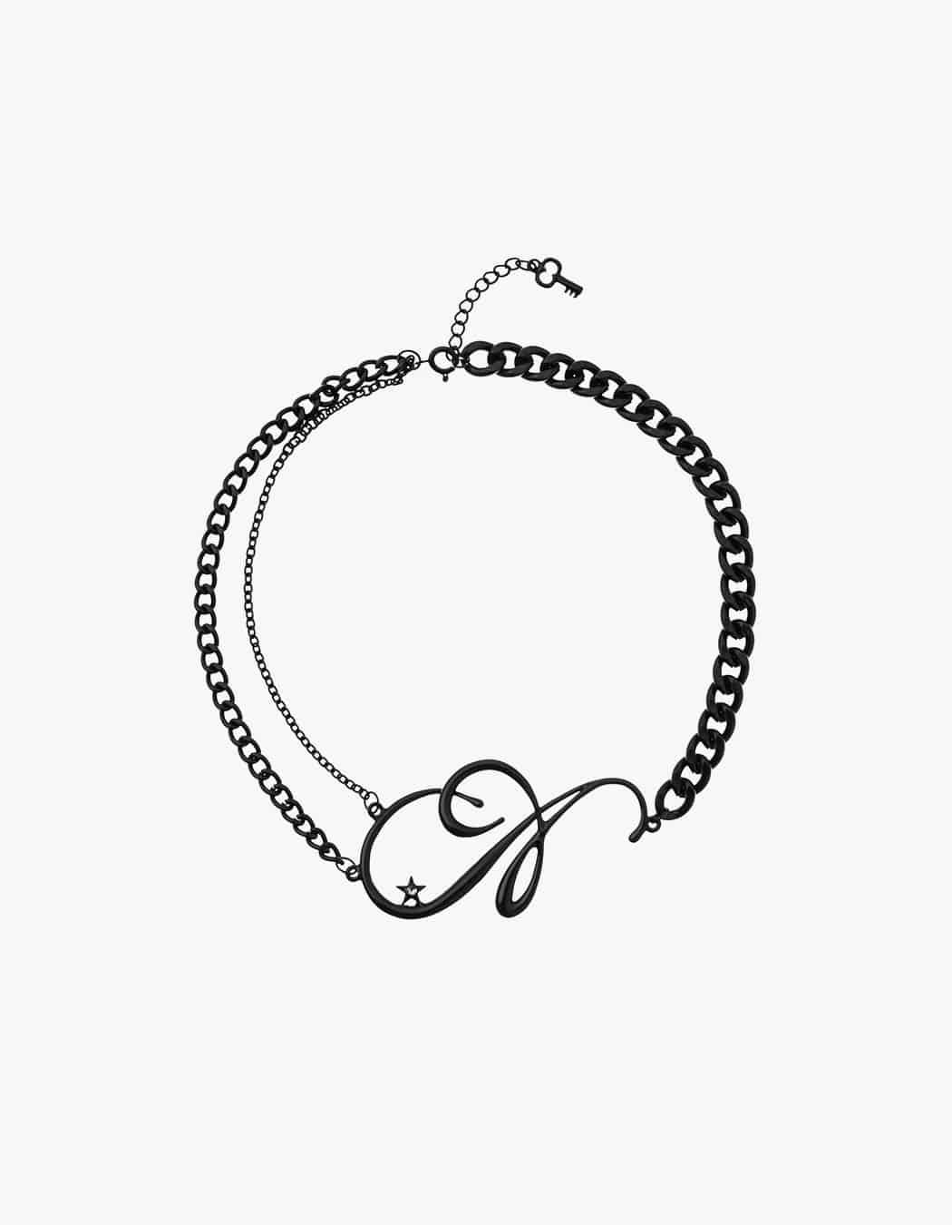 A Layered Choker X Sagegasage - Black