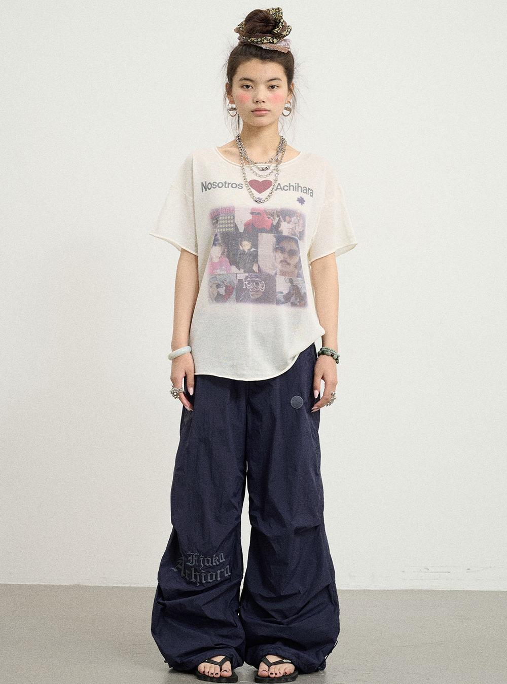 Vintage Printed Loose Fit T-Shirt