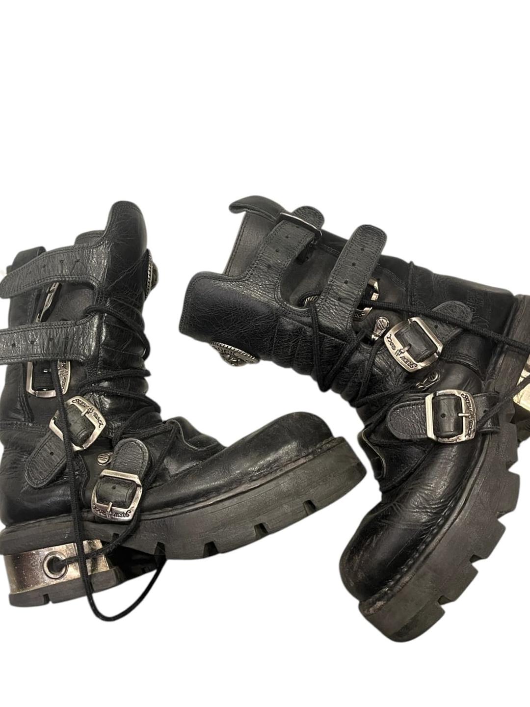 뉴락 빈티지 4버클 부츠 | 후루츠패밀리