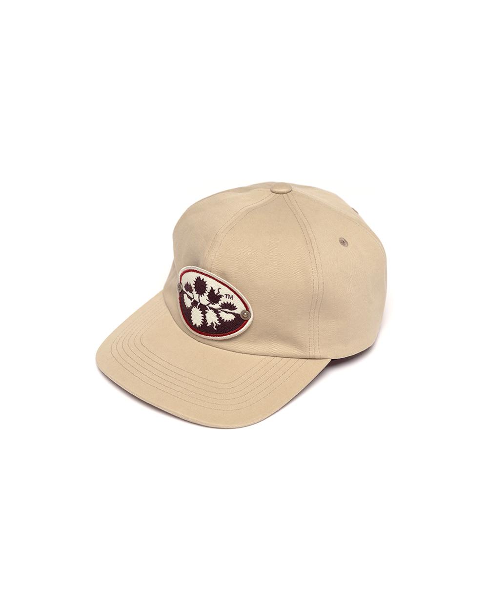 Flower Wappen Cap- Light Beige
