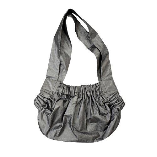 타이벡 미니 셔링 백 차콜