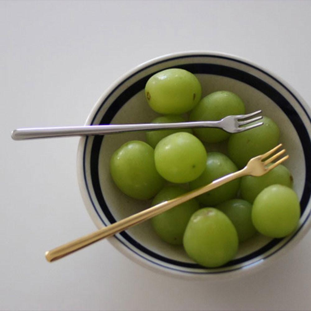 국산 스텐 과일포크 샌드위치픽 홈카페 케이크 디저트포크 중