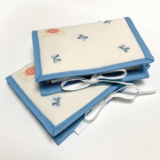 [팔로우 쿠폰] 블루 리본 다이어리 커버 북커버