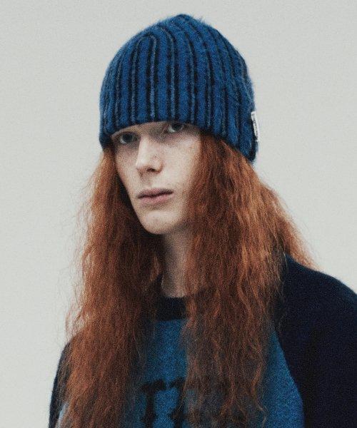 STRIPED BEANIE BLUE (VH2DFUAB24A)