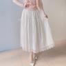 프릴 레이스 리본 소벨리아르 롱스커트