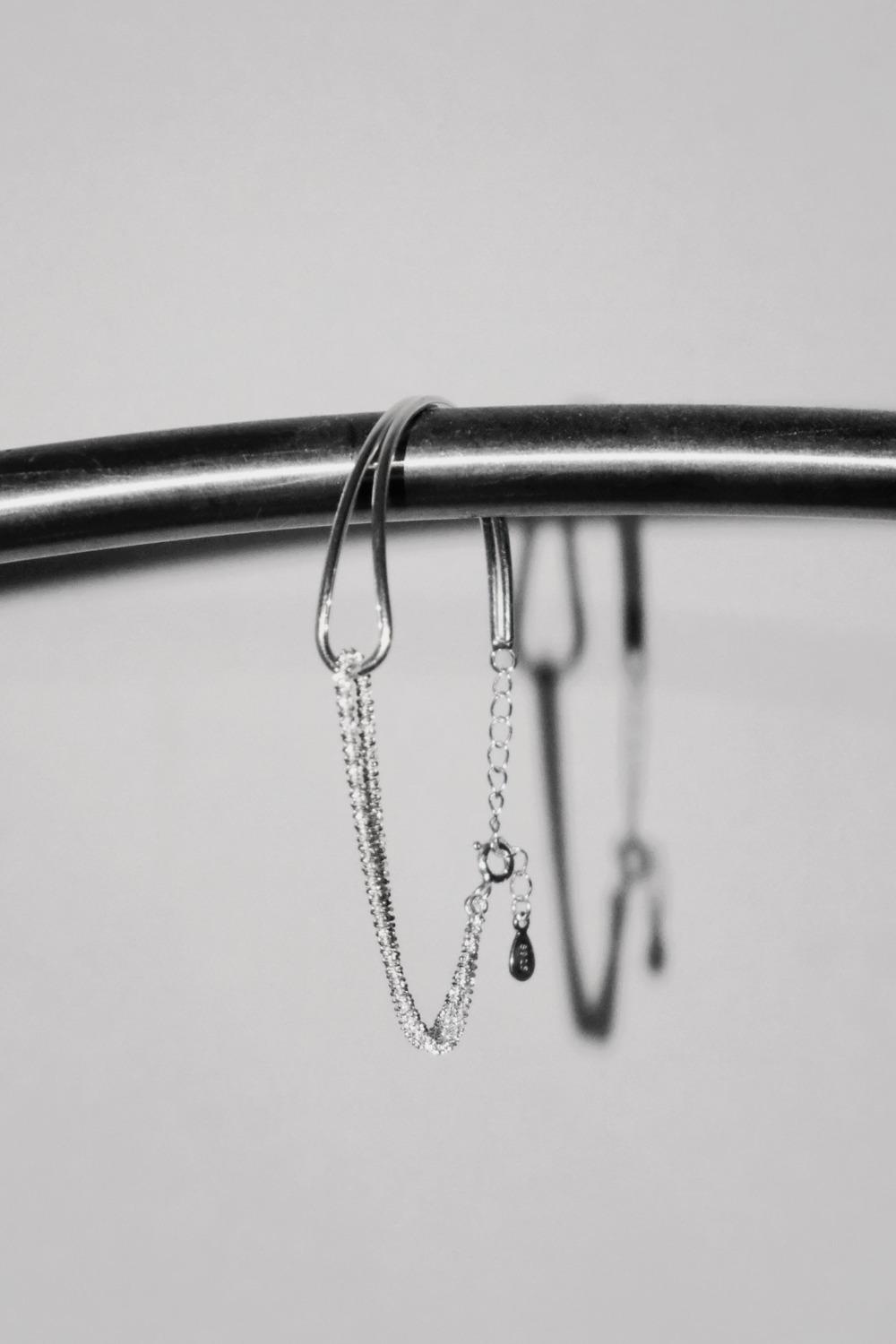 [당일 배송] Snowflake bangle bracelet