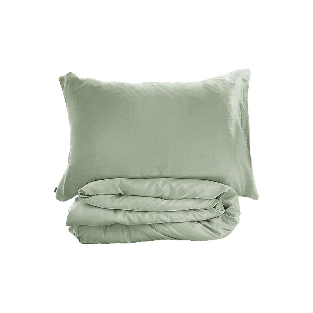 Royal Green 새틴 이불커버