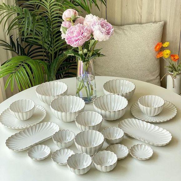 [단독출고] 살다 플라워 식기세트 6종/10종