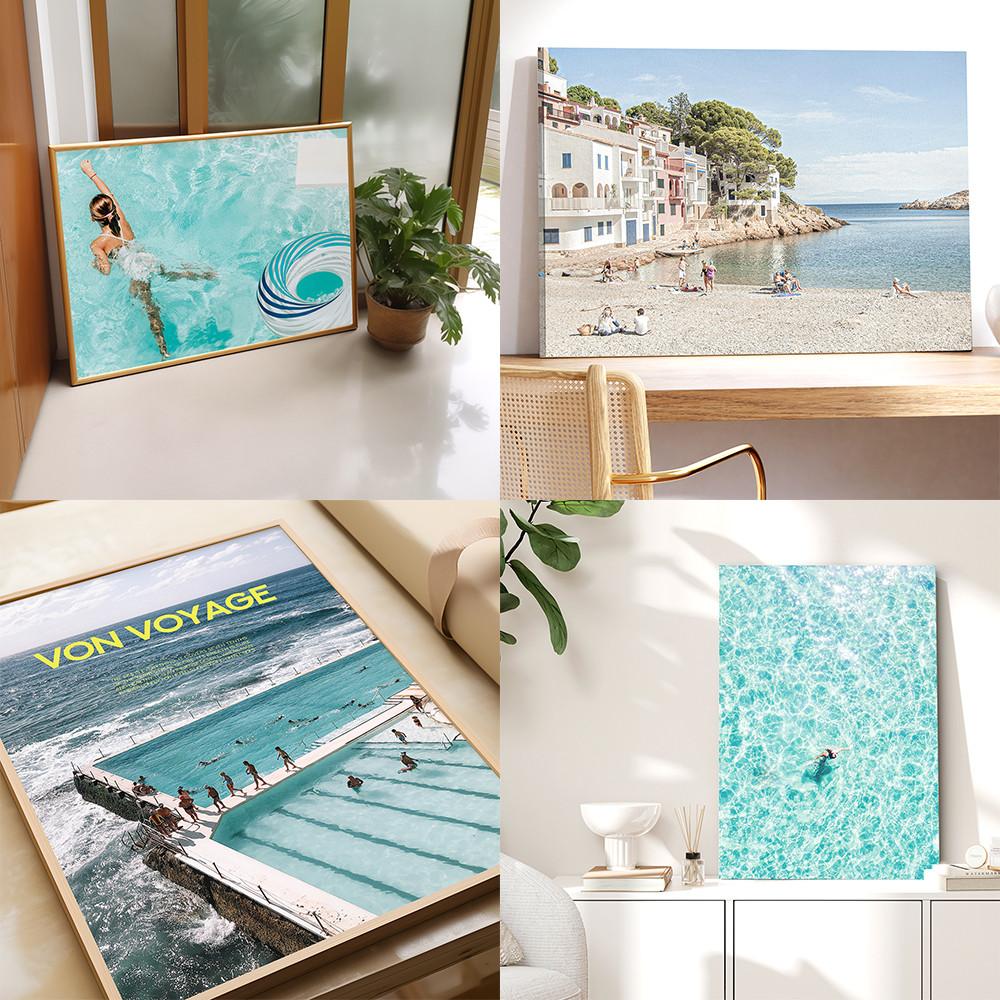 바다 여름 윤슬 풍경 감성 Our Summer Days 인테리어 포스터 액자 110종