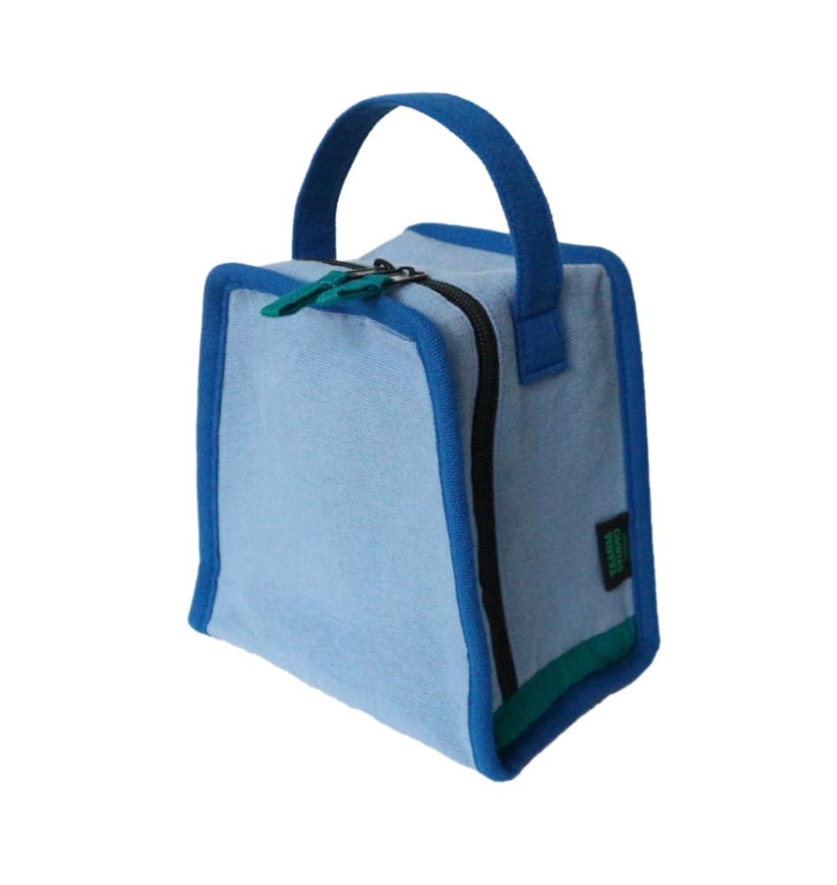 [타밈스튜디오]  토트 큐브백 04006 스카이블루+블루