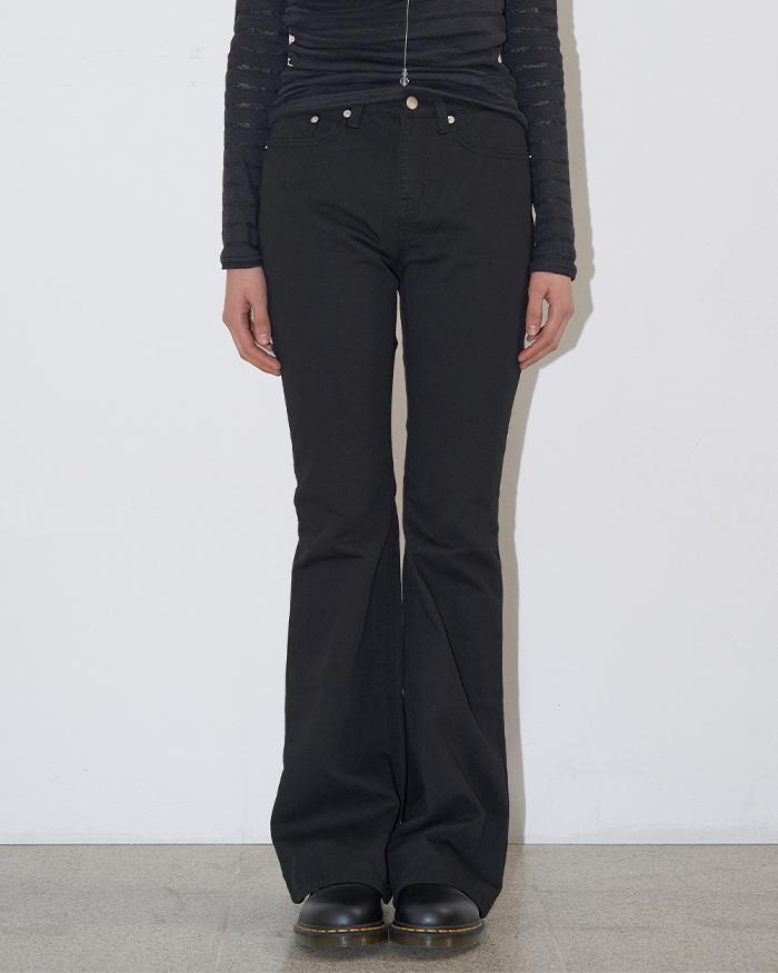 유니피 세미 부츠컷 팬츠