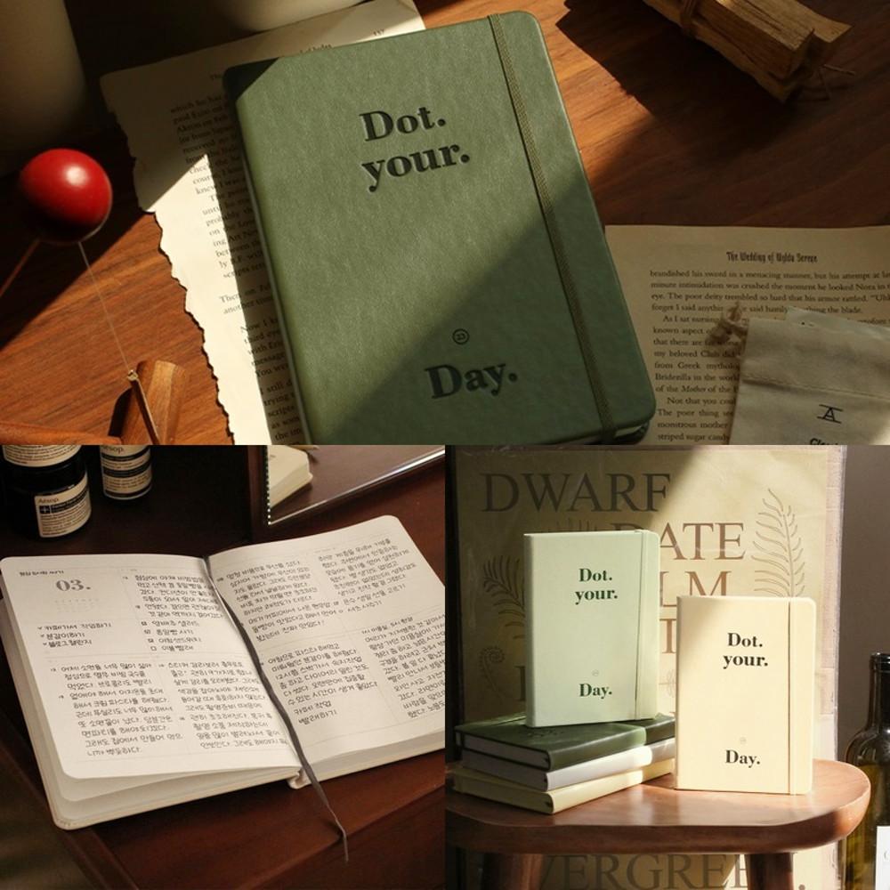 2023 Dot Your Day Diary 날짜형 밴드 다이어리 선물용