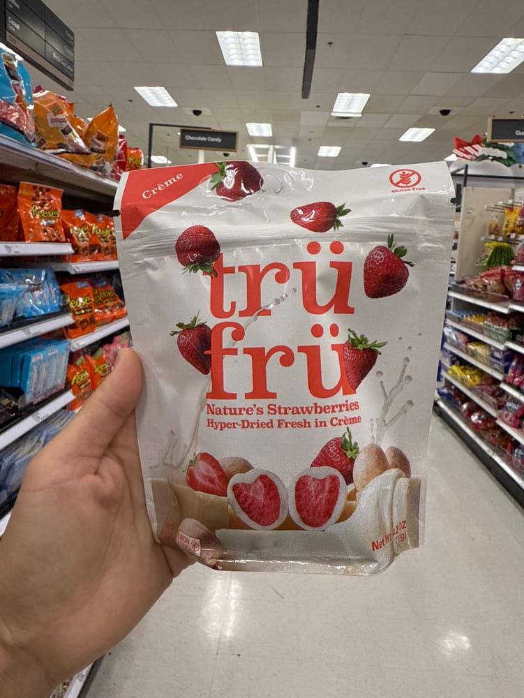 [미국직배송] 트루 프루 딸기 앤 크림 초콜릿, Tru Fru Strawberries & Crème Chocolate, 119g