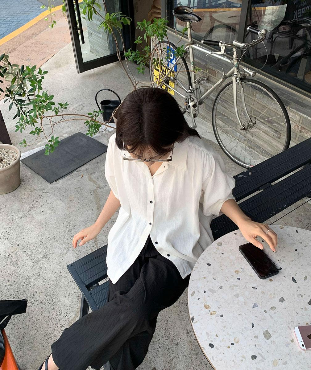 [oveuniu] Summer blouse_ivory