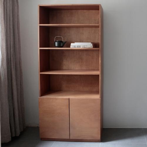 브라운 감성 책장