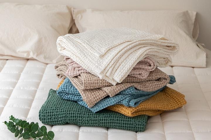 오드 카치온 모달와플 블랭킷 3size, 6color