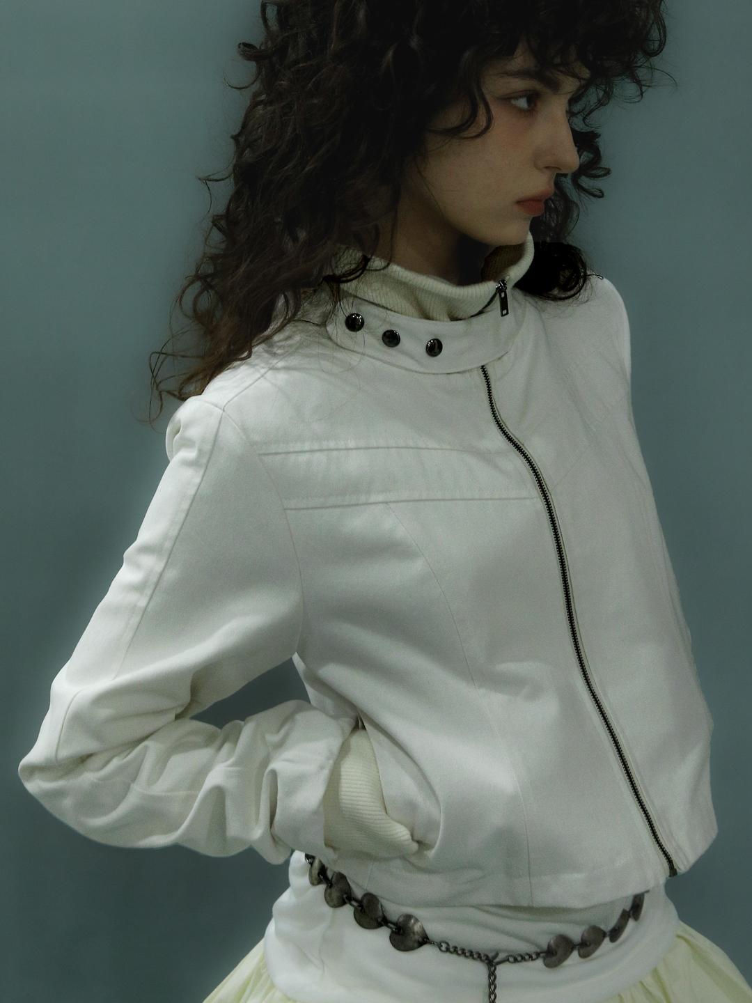 Biker Jacket Ivory