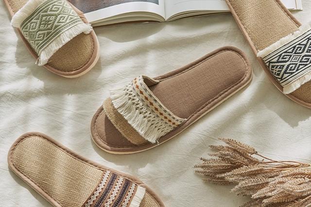 [7%쿠폰] 에스닉 태슬 마 실내화 4colors