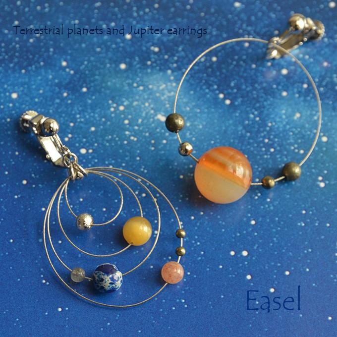 地球型惑星と木星＆ガリレオ衛星のアシンメトリー・イヤリング