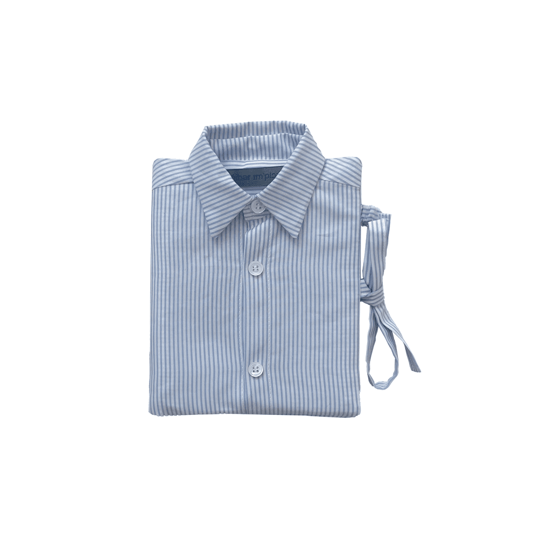 [6/14 예약 발송] pajama shirt book (blue stripe)