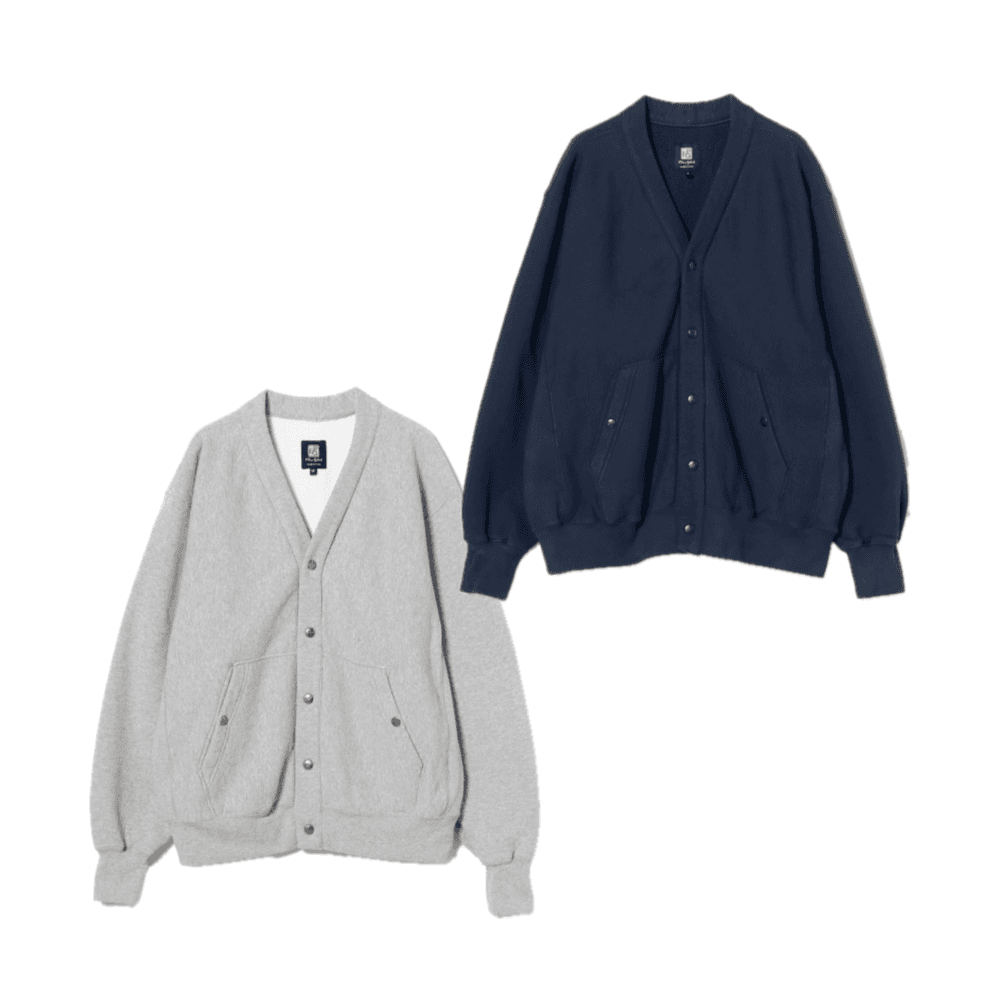 엔지니어드가먼츠 x 빔즈 플러스 스웻 가디건 엔가 12oz PEG 별주