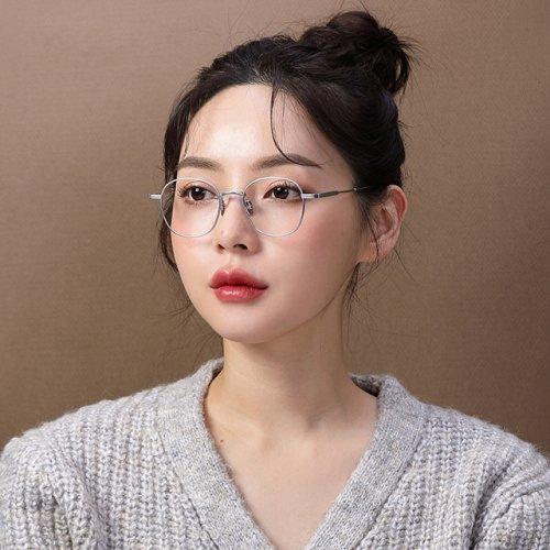 티타늄 안경테 DISKEY 레트로 심플