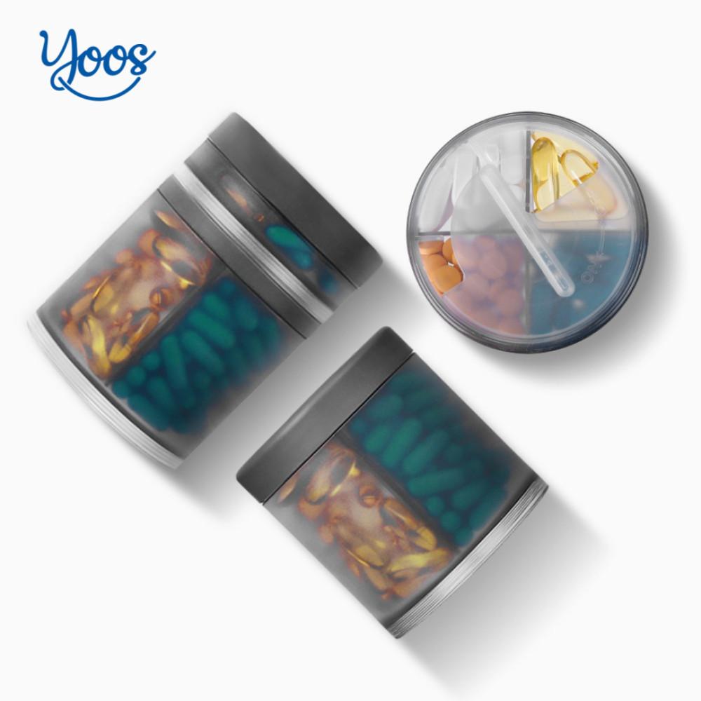 유스몰 휴대용 약통 알약 케이스 알약통 보관함 영양제 정리