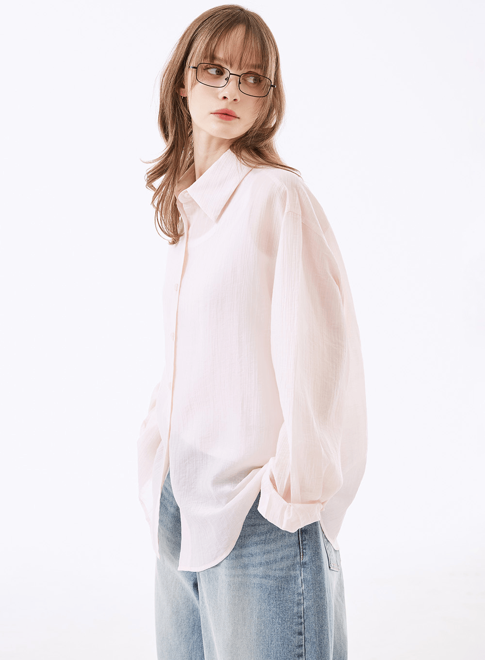 노루카 텐셀 루즈핏 셔츠 (텐셀 85%)