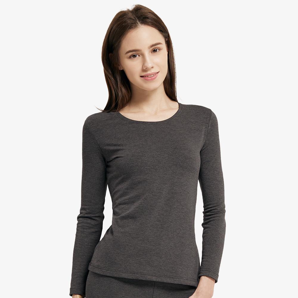 여성 히트업 플러스 기모 9부 상의 H02