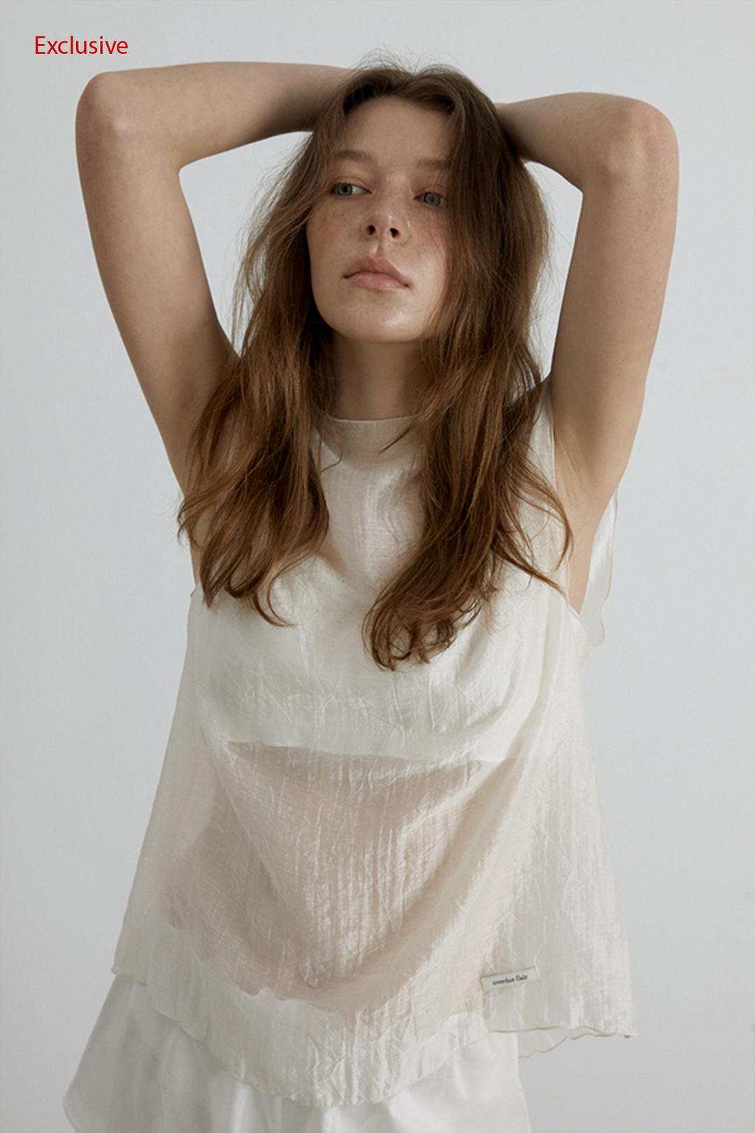 [EXCLUSIVE]COTTON BRA TOP_WHITE LABEL