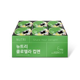 뉴트리 클로렐라 컵면(6개입/박스)