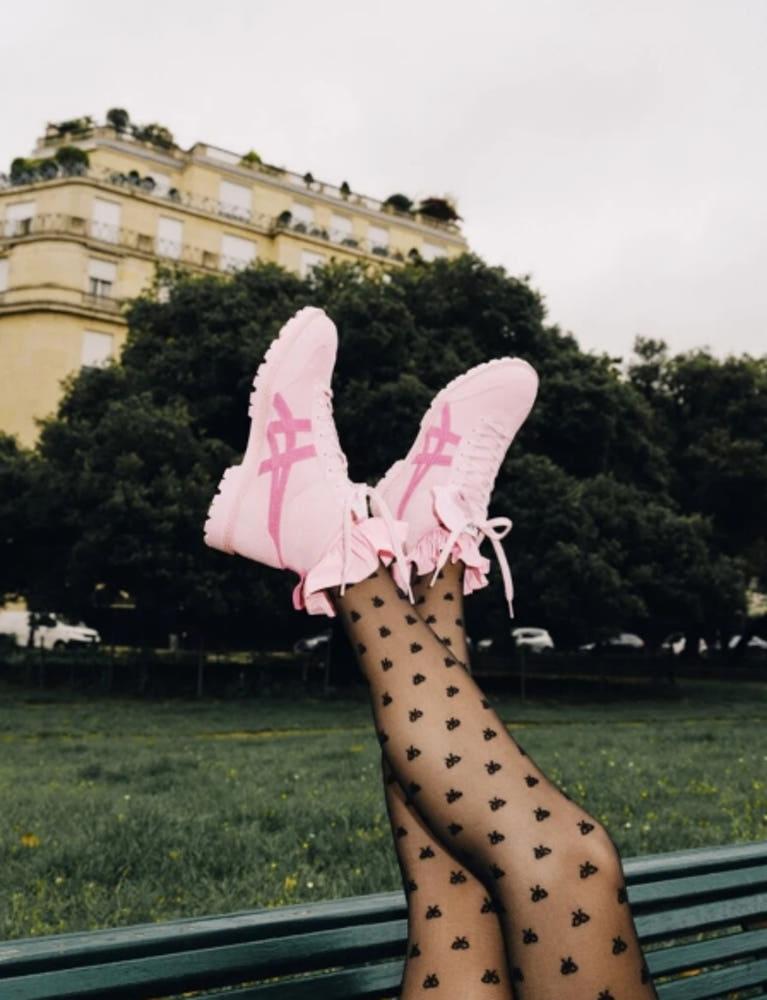 오니츠카타이거 x PATOU 린칸부츠 핑크 코튼캔디 2컬러 1183C378