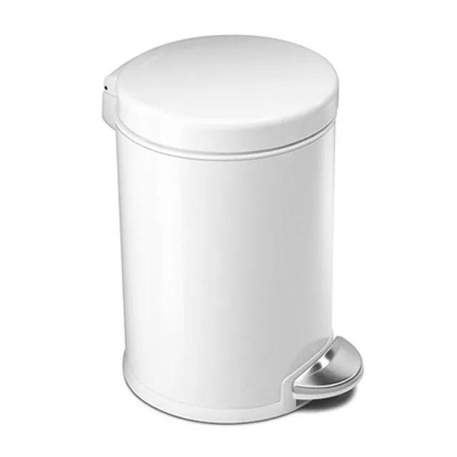 심플휴먼 디럭스원형휴지통 4.5L  화이트 SPH-CW1853