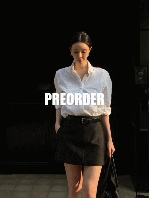 제니 넥 블라우스