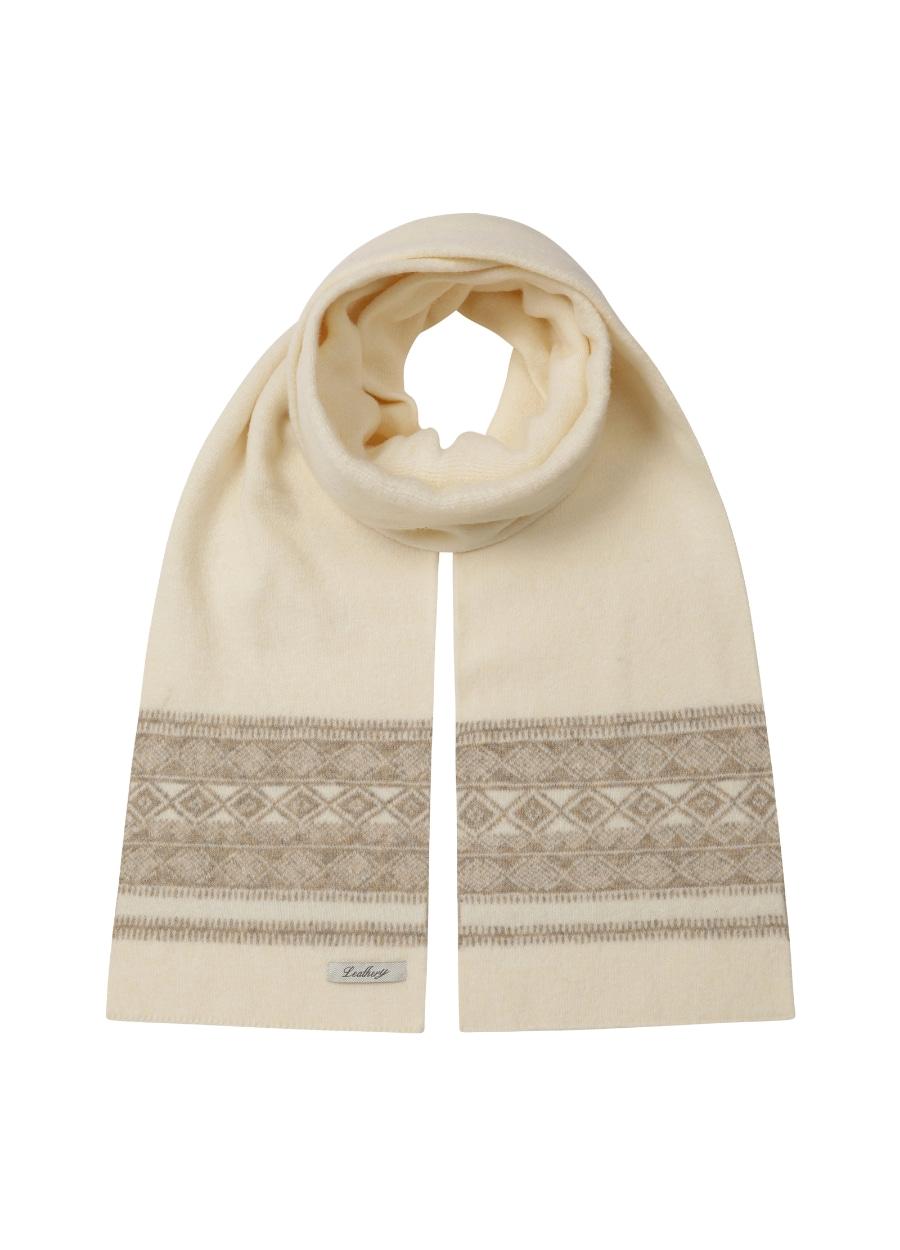 노르딕 울 머플러 [CREAM]