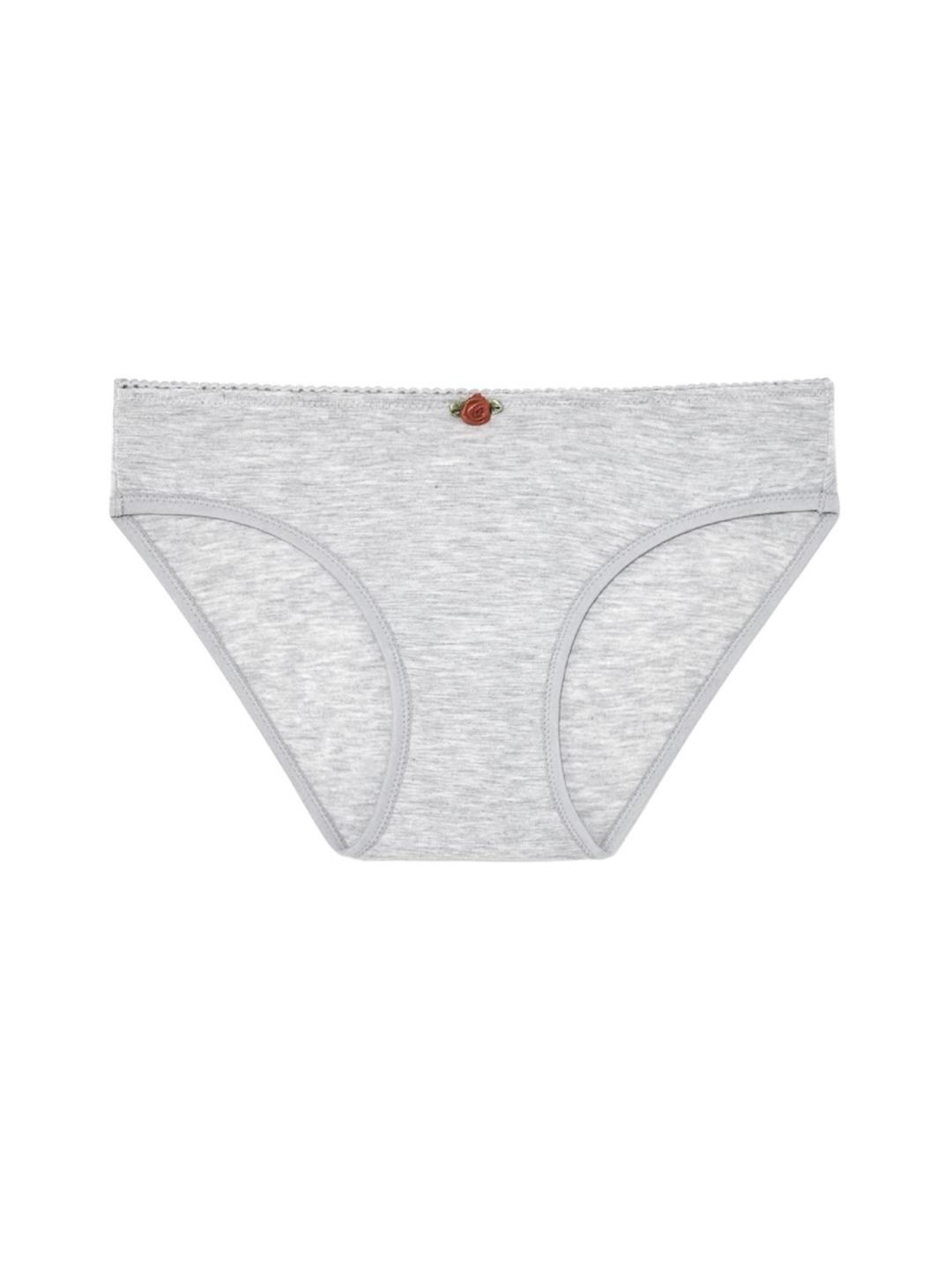 ROSY PICOT BRIEF (WHITE MELANGE)