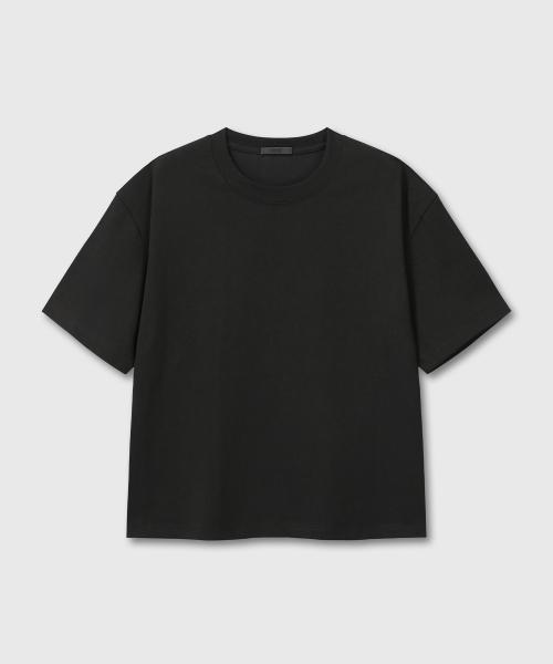 UNIFORM CROP T-SHIRTS (BLACK)