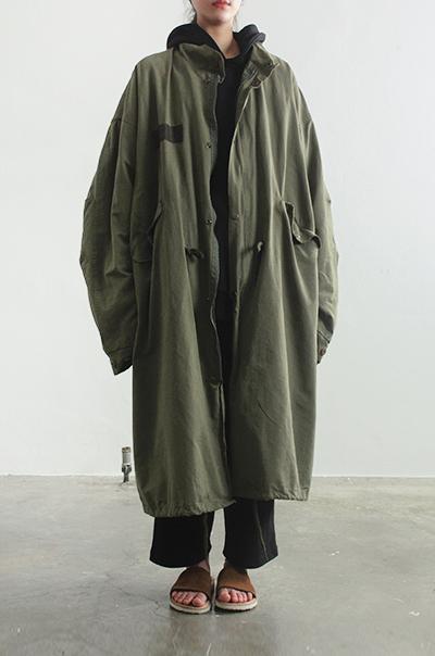 over fit safari long jacket (unisex)