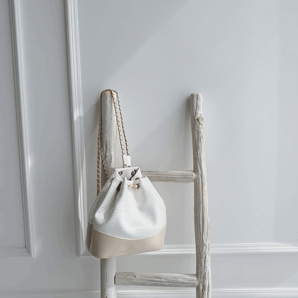 (2컬러,가벼워요) 미니 아수라 크로커 체인 버킷 백팩