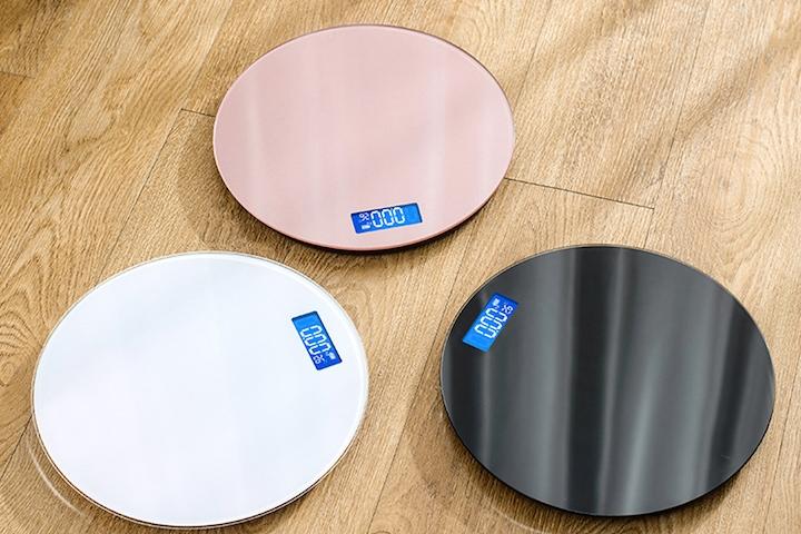 원형 디지털 체중계 (3color)