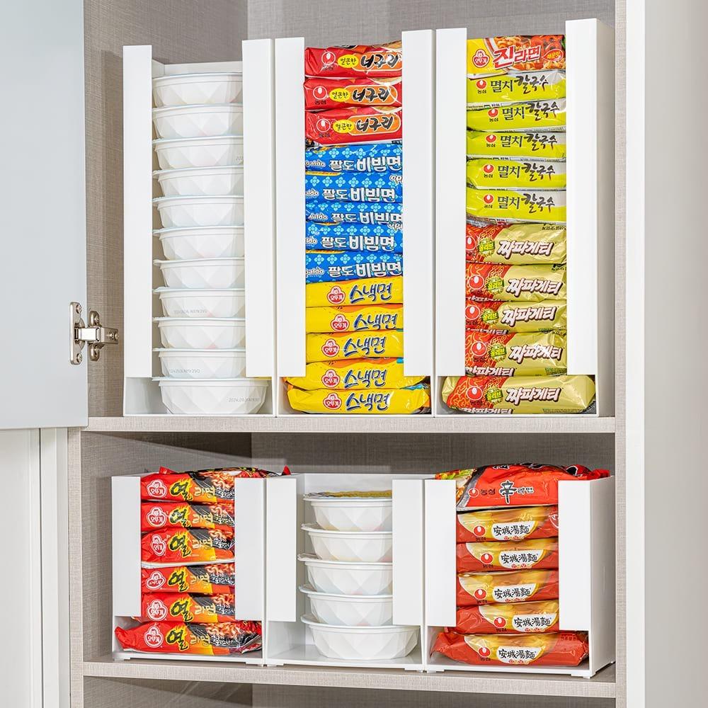 인블룸 다용도 라면정리함