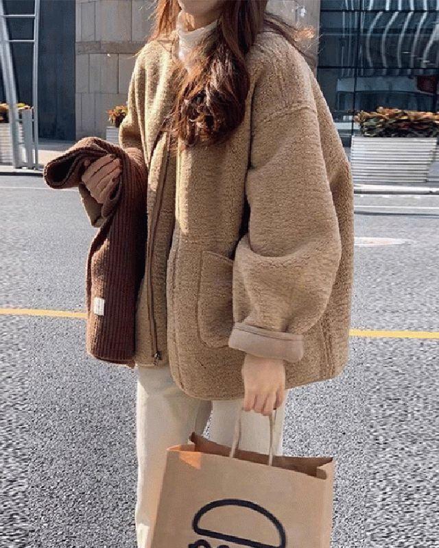 요르덴 양털 자켓