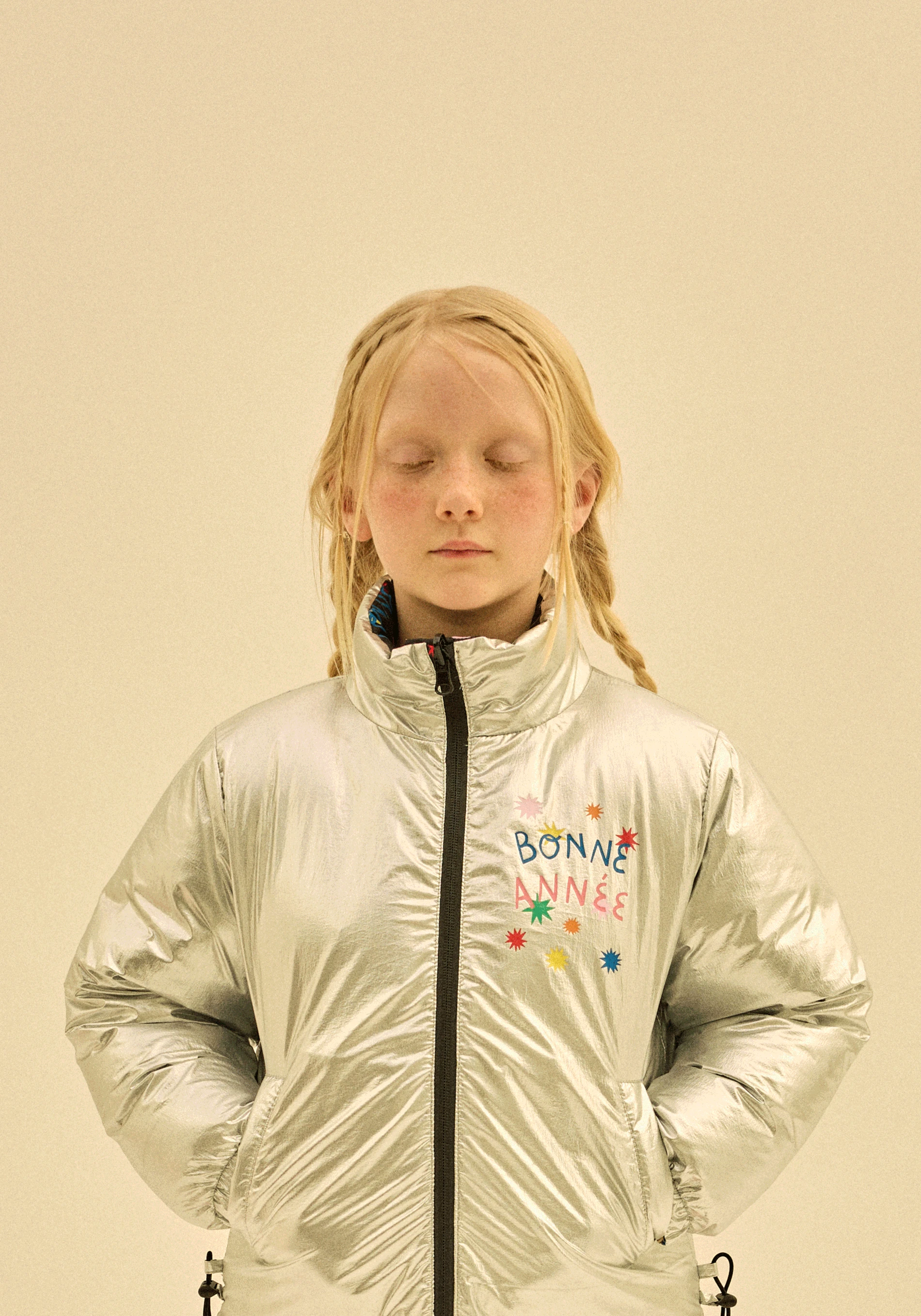 본애니 리버시블 다운_블랙